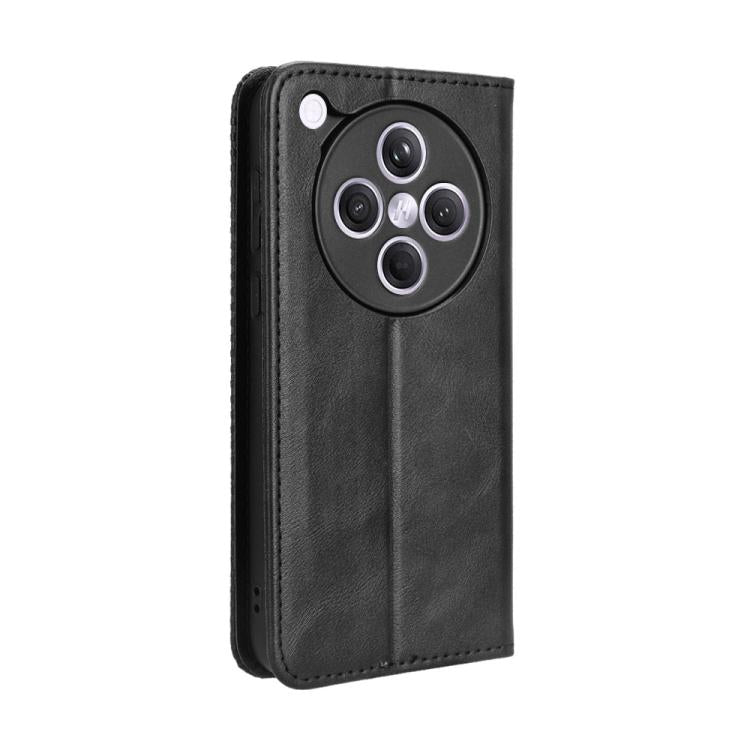 For OPPO Find X8s+ 5G Magnetic Buckle Retro Texture Leather Phone Case