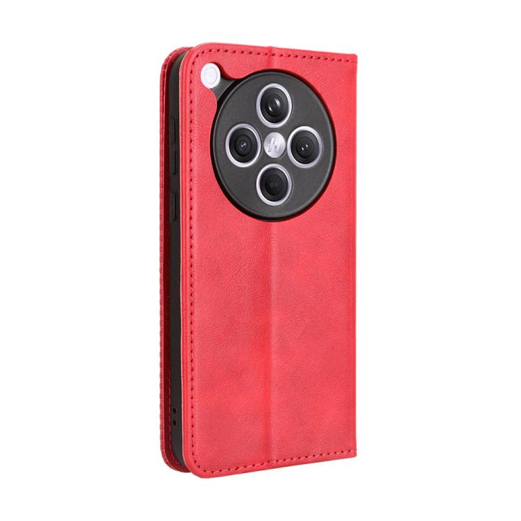 For OPPO Find X8s+ 5G Magnetic Buckle Retro Texture Leather Phone Case