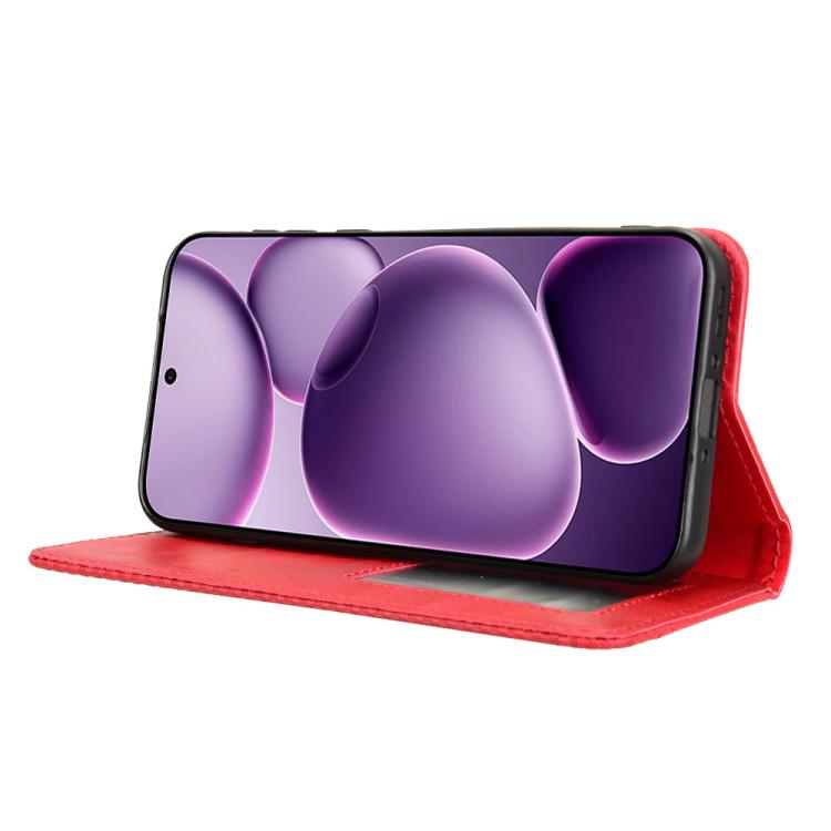 For OPPO Find X8s+ 5G Magnetic Buckle Retro Texture Leather Phone Case