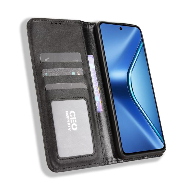 For OPPO K13 5G Magnetic Buckle Retro Texture Leather Phone Case
