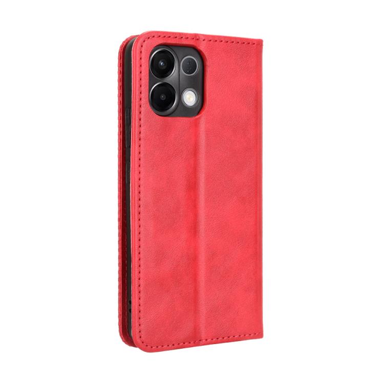 For OPPO K13 5G Magnetic Buckle Retro Texture Leather Phone Case