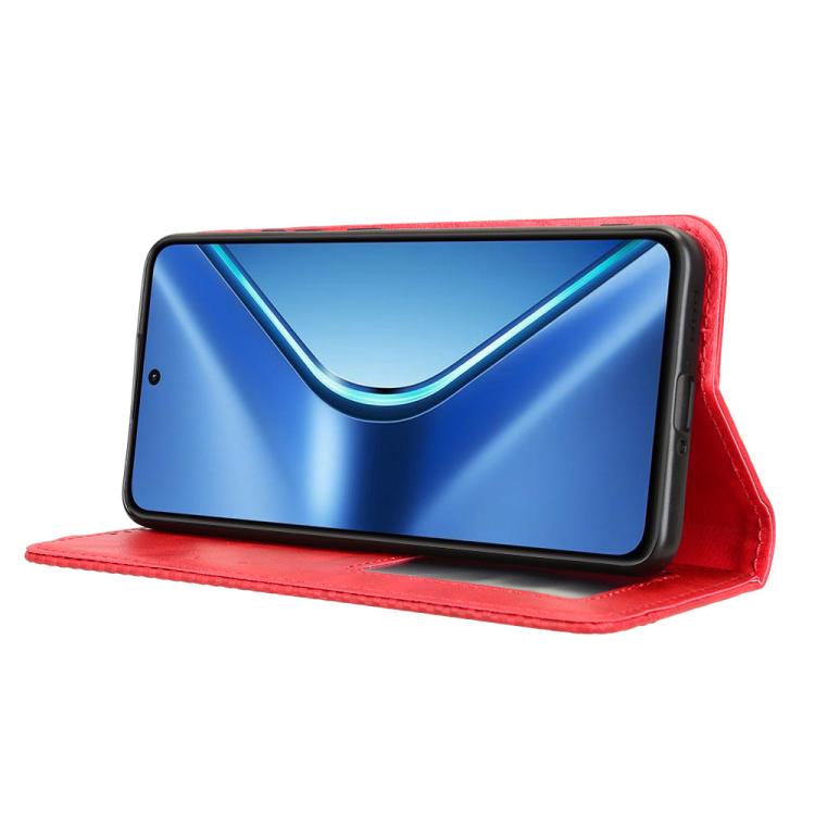For OPPO K13 5G Magnetic Buckle Retro Texture Leather Phone Case