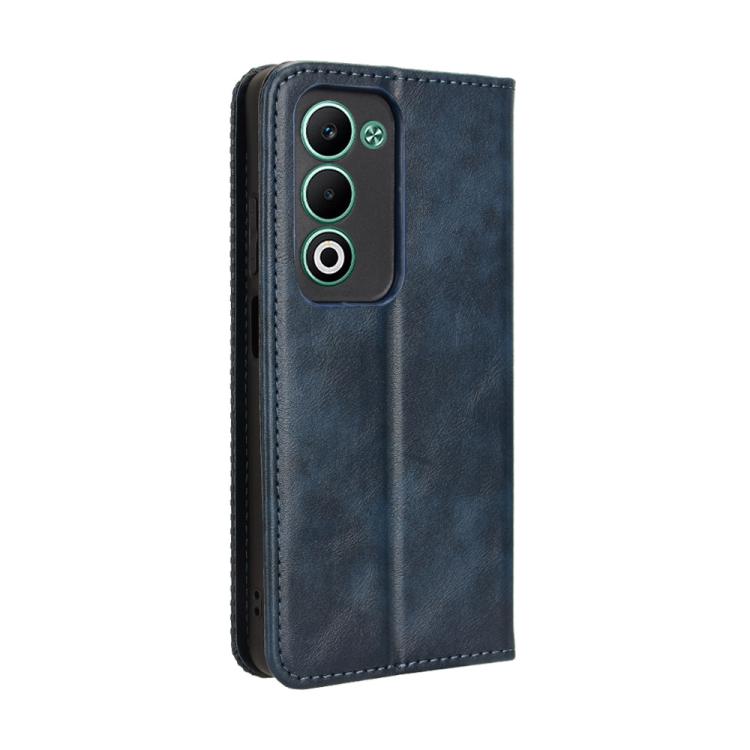 For OPPO A5 4G / 5G Global Magnetic Buckle Retro Texture Leather Phone Case