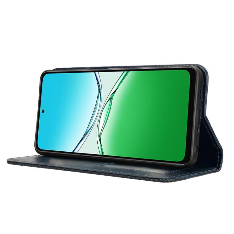 For OPPO A5 4G / 5G Global Magnetic Buckle Retro Texture Leather Phone Case