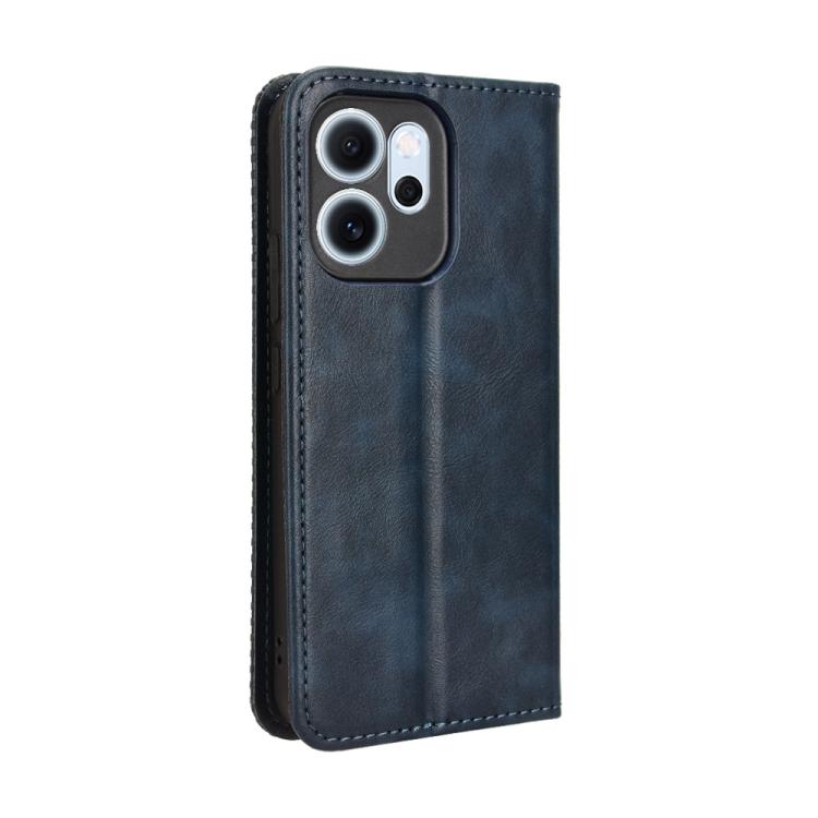 For OPPO Reno14 F 5G Magnetic Buckle Retro Texture Leather Phone Case