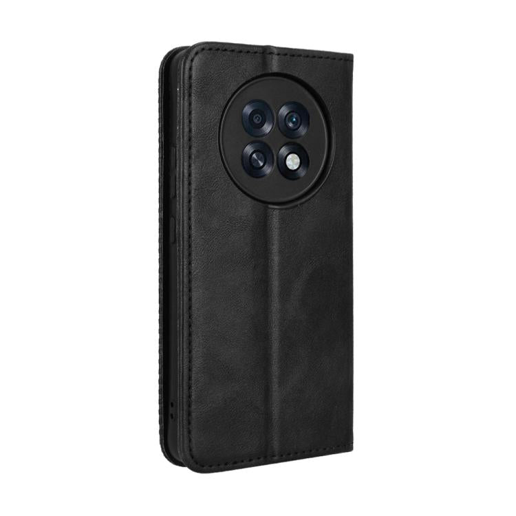 For OPPO A6 Max 5G / F31 Pro+ 5G Magnetic Buckle Retro Texture Leather Phone Case
