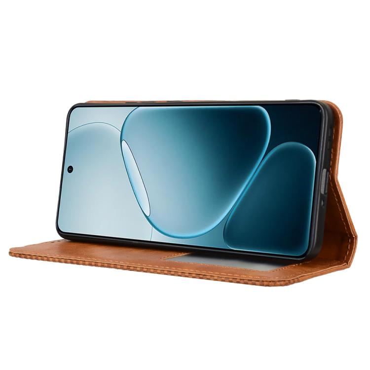For OPPO A6 Max 5G / F31 Pro+ 5G Magnetic Buckle Retro Texture Leather Phone Case