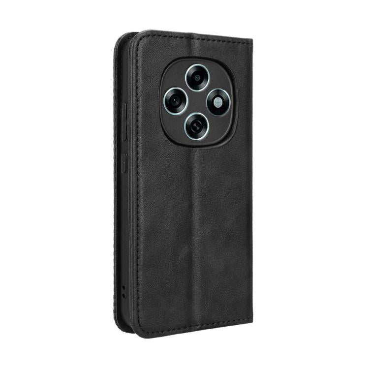 For OPPO F31 Pro 5G Magnetic Buckle Retro Texture Leather Phone Case