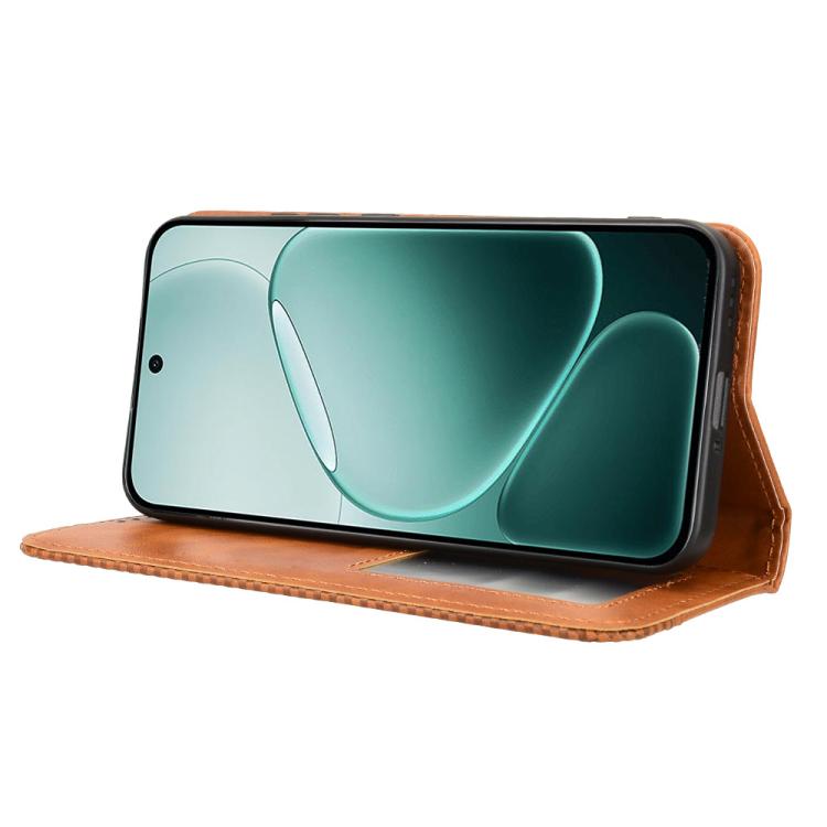 For OPPO F31 Pro 5G Magnetic Buckle Retro Texture Leather Phone Case
