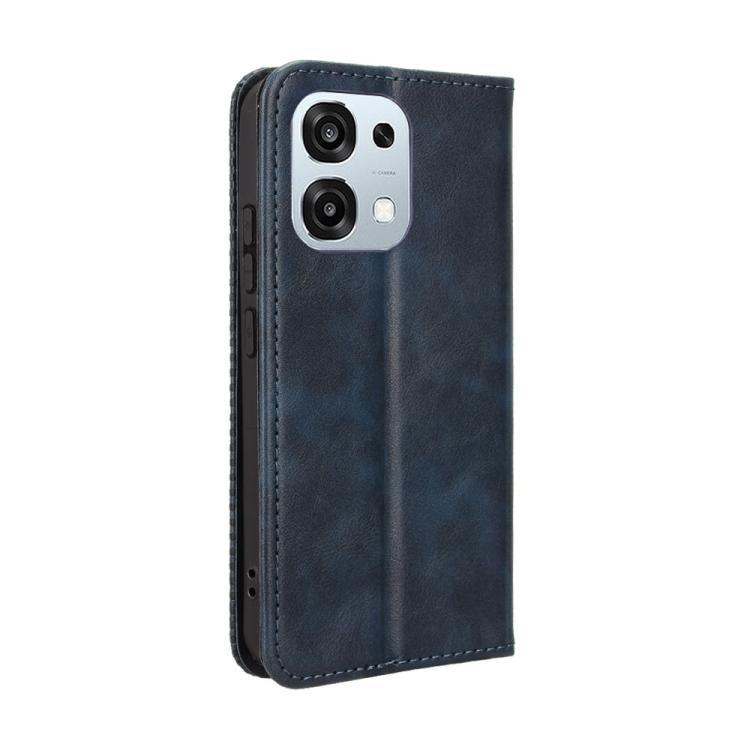 For OPPO A6 Pro 4G / 5G Global / F31 5G Magnetic Buckle Retro Texture Leather Phone Case