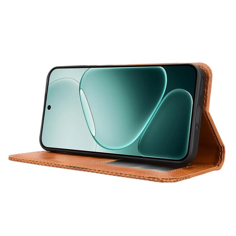For OPPO A6 Pro 4G / 5G Global / F31 5G Magnetic Buckle Retro Texture Leather Phone Case