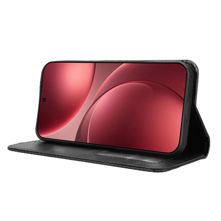 For OPPO Find X9 Pro Magnetic Buckle Retro Texture Leather Phone Case