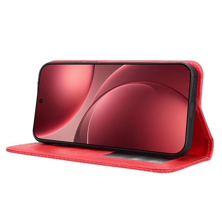 For OPPO Find X9 Pro Magnetic Buckle Retro Texture Leather Phone Case