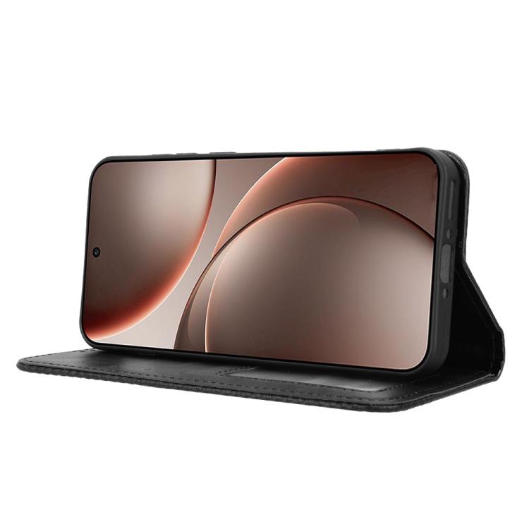 For OPPO Find X9 Magnetic Buckle Retro Texture Leather Phone Case