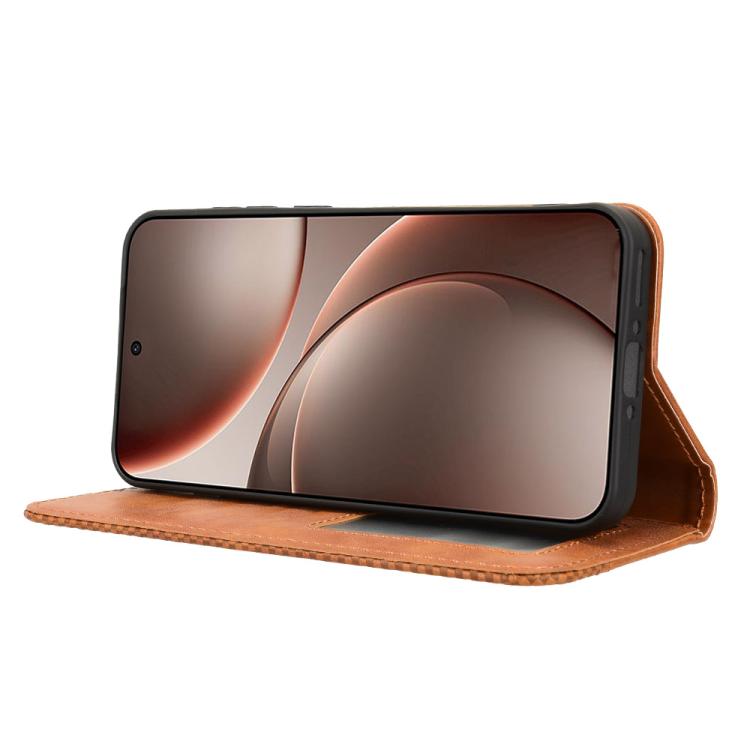 For OPPO Find X9 Magnetic Buckle Retro Texture Leather Phone Case