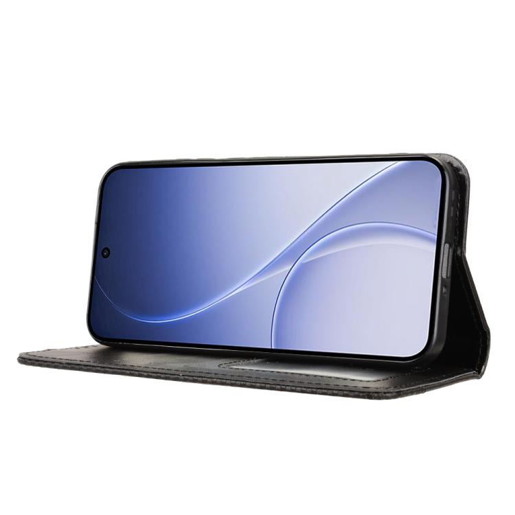 For OPPO Reno15 5G Global / 15c Magnetic Buckle Retro Texture Leather Phone Case