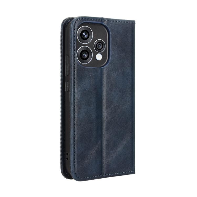 For OPPO Reno15 5G Global / 15c Magnetic Buckle Retro Texture Leather Phone Case