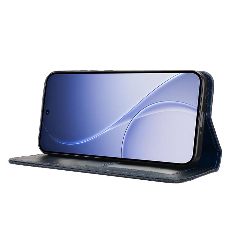 For OPPO Reno15 5G Global / 15c Magnetic Buckle Retro Texture Leather Phone Case