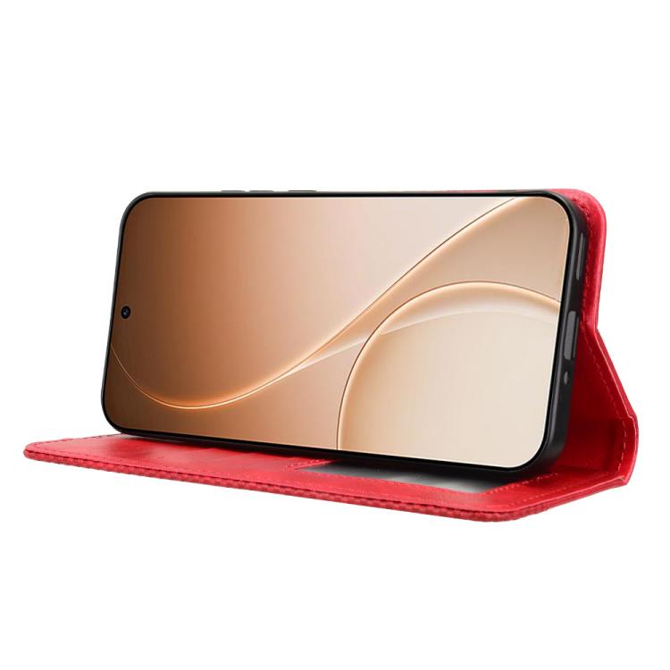 For OPPO Reno15 Pro 5G Global Magnetic Buckle Retro Texture Leather Phone Case