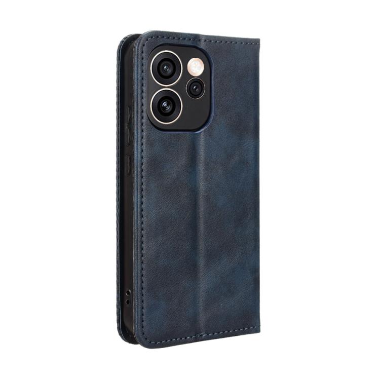 For OPPO Reno15 F 5G Magnetic Buckle Retro Texture Leather Phone Case