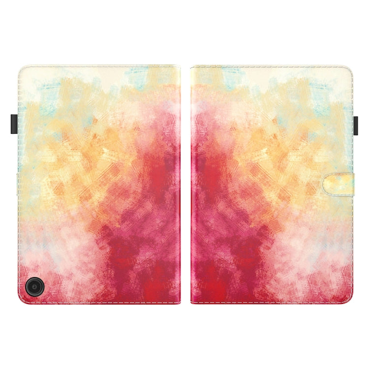 For Amazon Fire Max 11 Watercolor Pattern Flip Leather Tablet Case