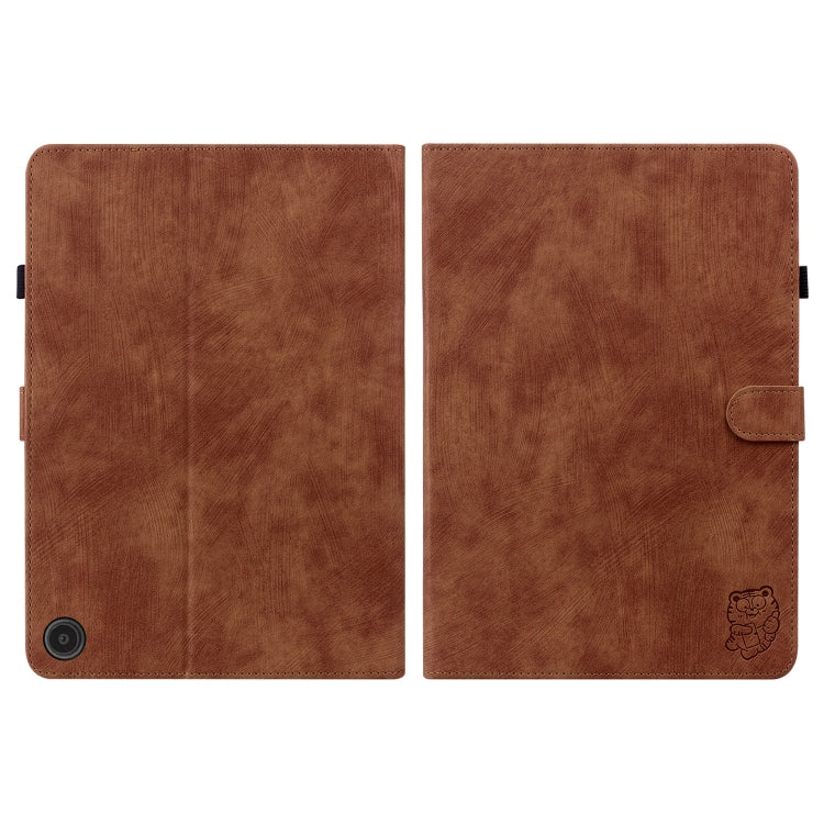 For Amazon Fire Max 11 Tiger Pattern Flip Leather Tablet Case