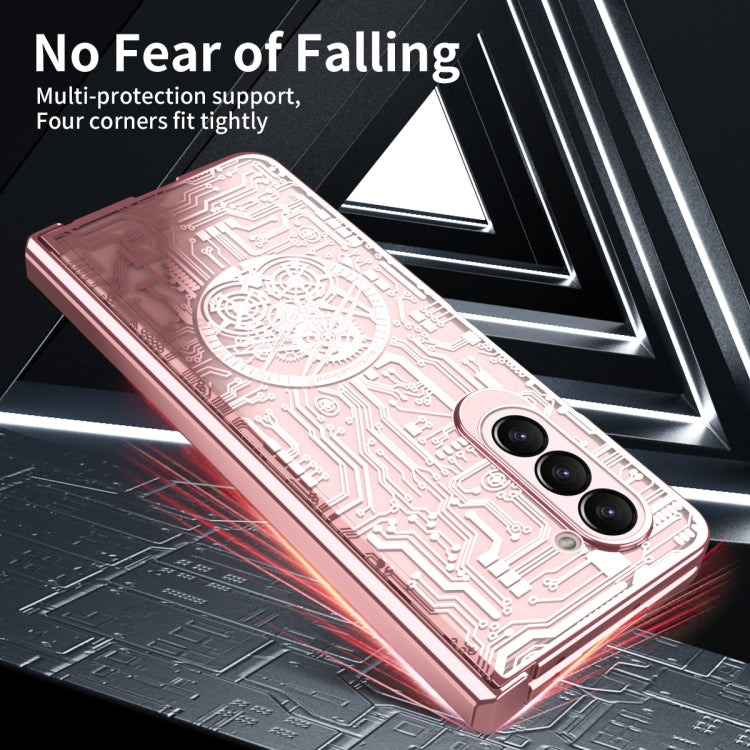 For Samsung Galaxy Z Fold5 Mechanical Legend Integrated Electroplating All-inclusive Phone Case