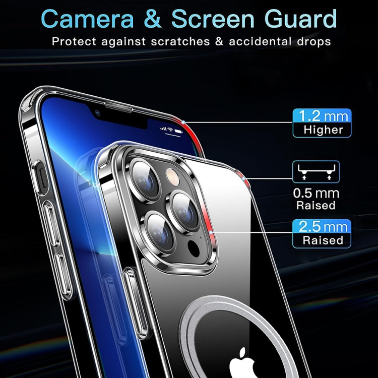 For iPhone 16 Pro LK Crystal Clear MagSafe Magnetic Phone Case - Transparent