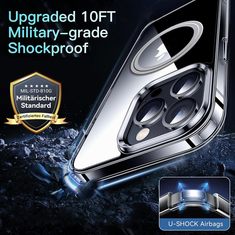 For iPhone 16 Pro LK Crystal Clear MagSafe Magnetic Phone Case - Transparent