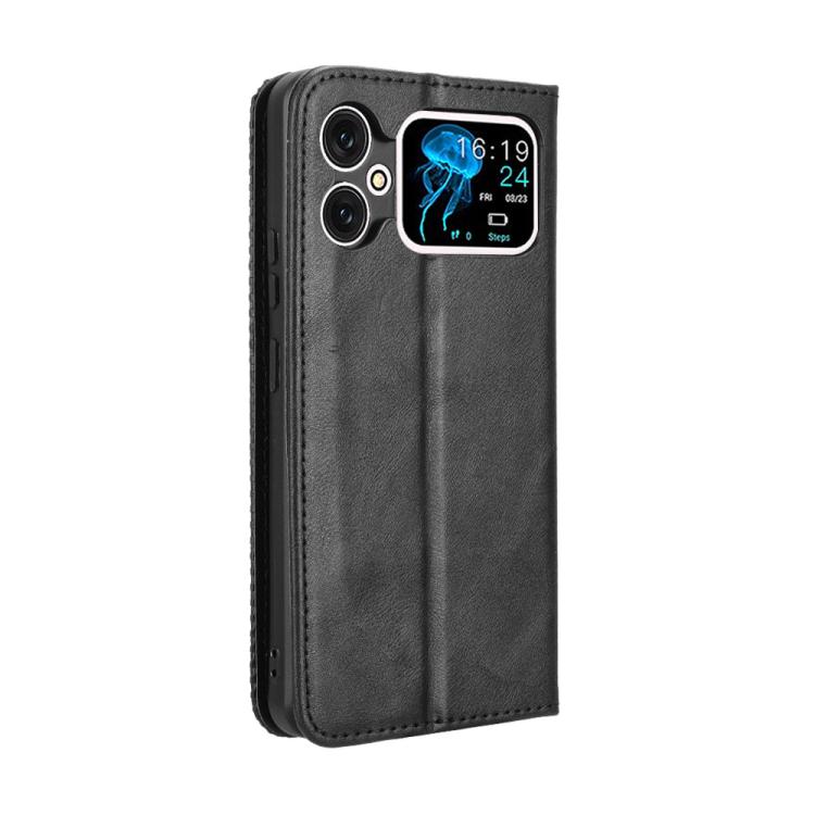 For Cubot A20 Magnetic Buckle Retro Texture Leather Phone Case