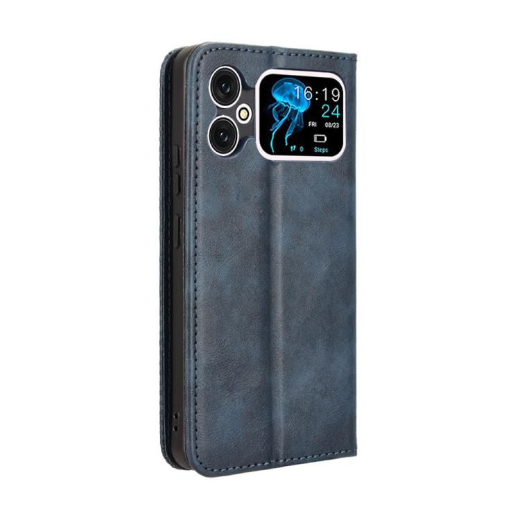 For Cubot A20 Magnetic Buckle Retro Texture Leather Phone Case