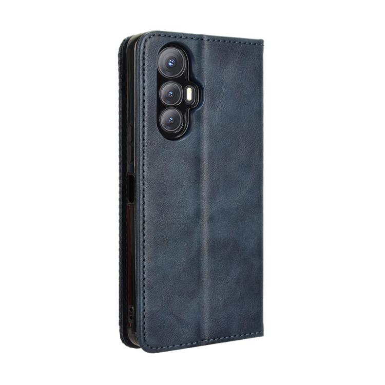 For Cubot Max 5 Magnetic Buckle Retro Texture Leather Phone Case