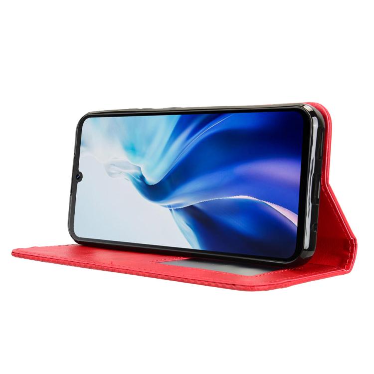 For Cubot A30 Magnetic Buckle Retro Texture Leather Phone Case