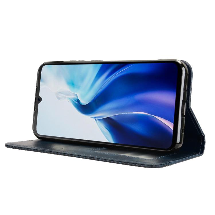 For Cubot A30 Magnetic Buckle Retro Texture Leather Phone Case