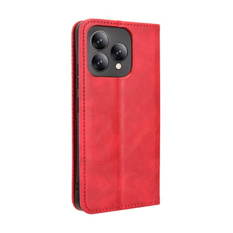 For Cubot A40 Magnetic Buckle Retro Texture Leather Phone Case