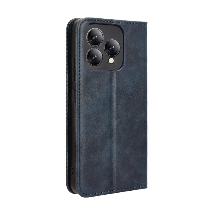 For Cubot A40 Magnetic Buckle Retro Texture Leather Phone Case