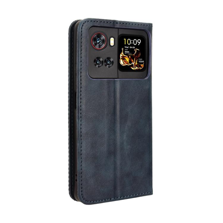 For Cubot X100 Magnetic Buckle Retro Texture Leather Phone Case