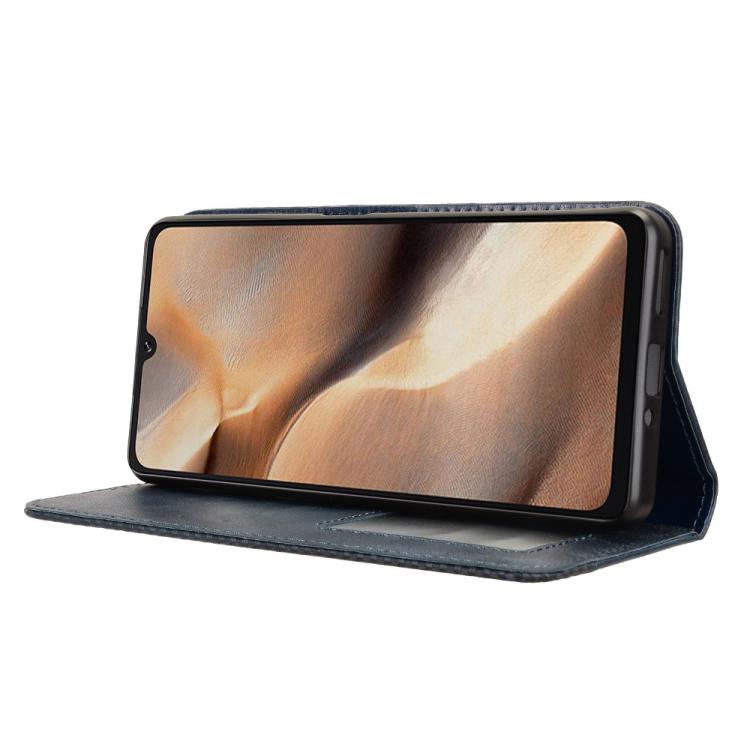 For Cubot X100 Magnetic Buckle Retro Texture Leather Phone Case