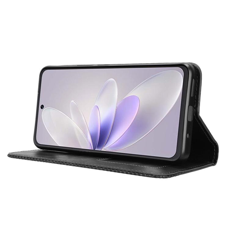 For Cubot Note 60 4G Magnetic Buckle Retro Texture Leather Phone Case
