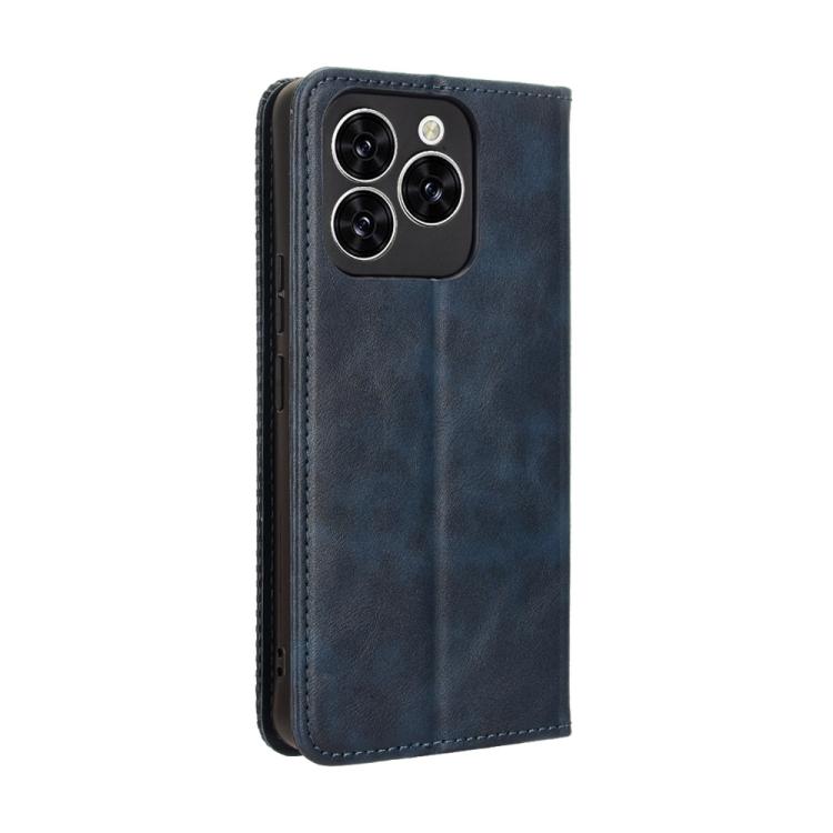 For Cubot Note 60 4G Magnetic Buckle Retro Texture Leather Phone Case