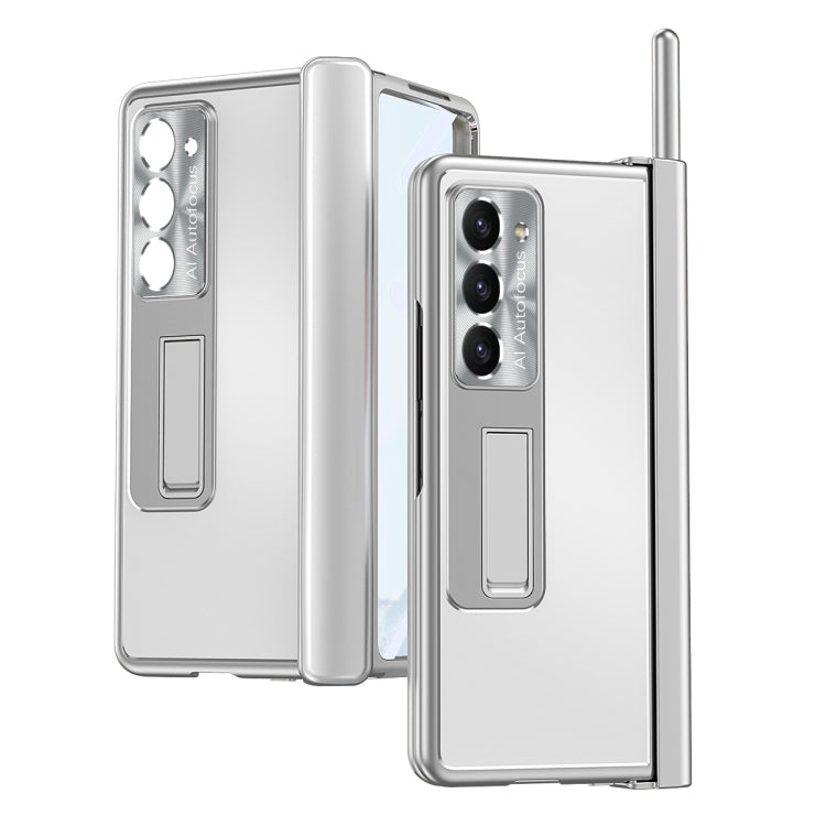 For Samsung Galaxy Z Fold5 Aluminum Alloy Double Hinge Shockproof Phone Protective Case