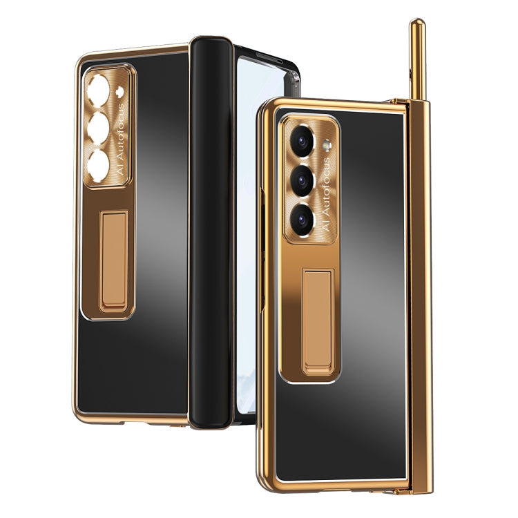 For Samsung Galaxy Z Fold5 Aluminum Alloy Double Hinge Shockproof Phone Protective Case