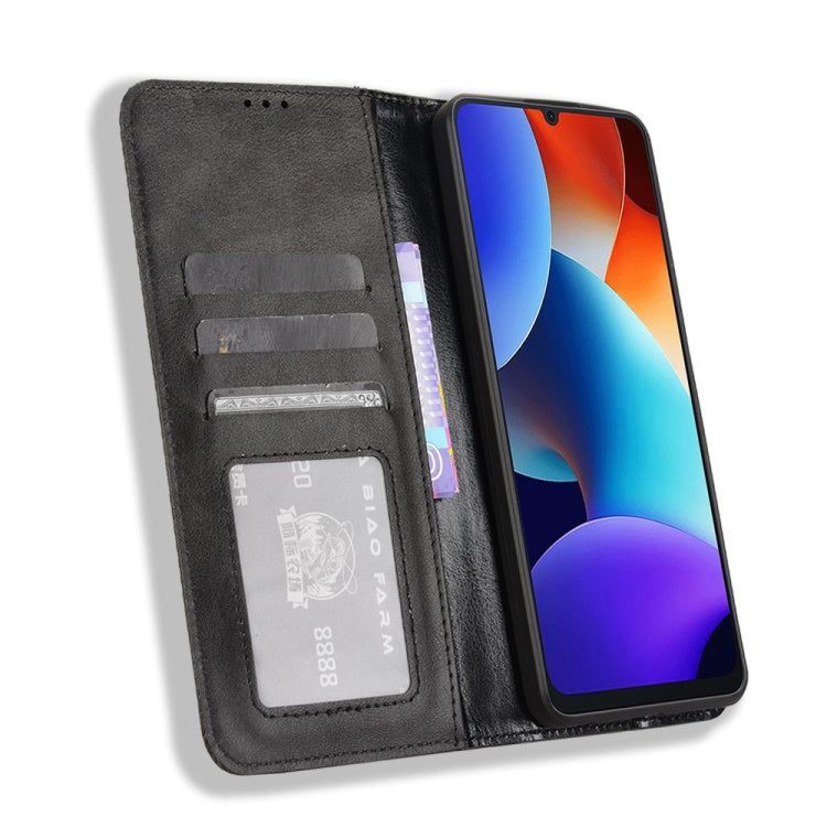 For Blackview Color 8 / Oscal Modern 8 Magnetic Buckle Retro Texture Leather Phone Case