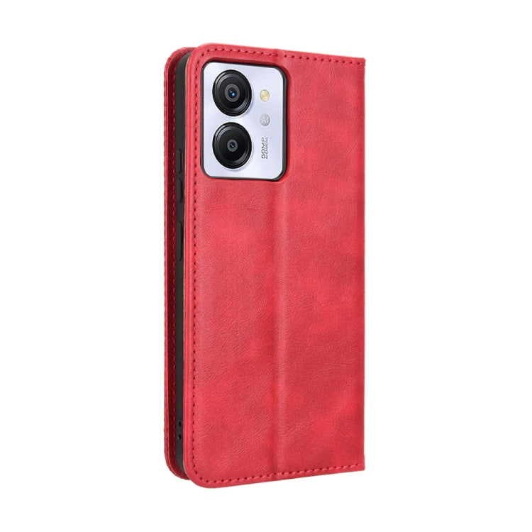 For Blackview Color 8 / Oscal Modern 8 Magnetic Buckle Retro Texture Leather Phone Case