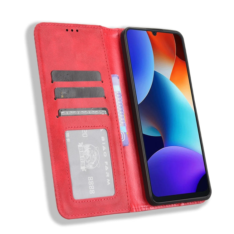 For Blackview Color 8 / Oscal Modern 8 Magnetic Buckle Retro Texture Leather Phone Case