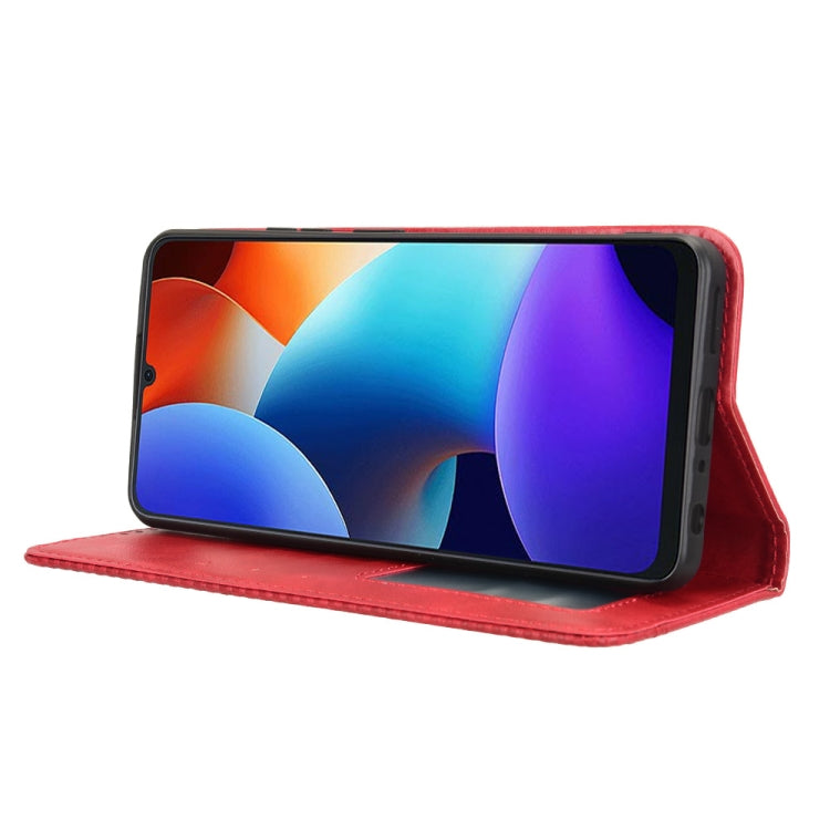 For Blackview Color 8 / Oscal Modern 8 Magnetic Buckle Retro Texture Leather Phone Case