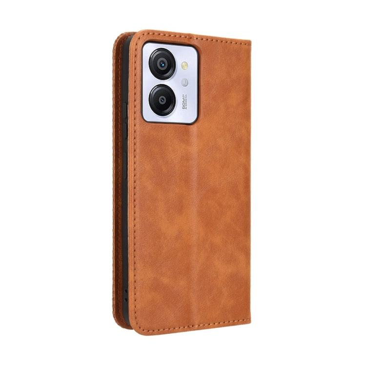For Blackview Color 8 / Oscal Modern 8 Magnetic Buckle Retro Texture Leather Phone Case