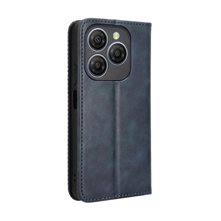 For Blackview Shark 9 Magnetic Buckle Retro Texture Leather Phone Case