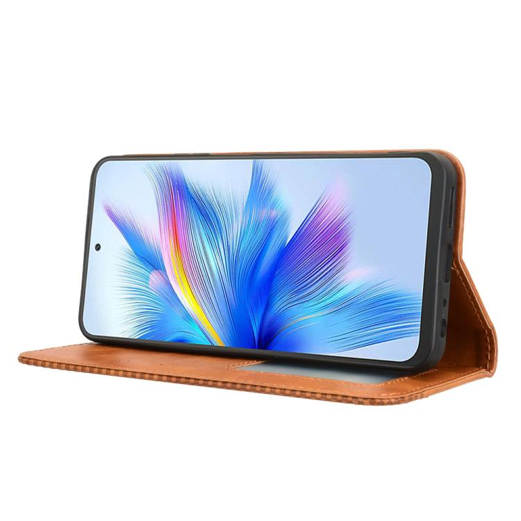 For Blackview Shark 9 Magnetic Buckle Retro Texture Leather Phone Case