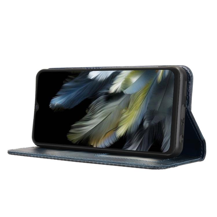 For Blackview Wave 8 / 8C / Oscal Flat 2 Magnetic Buckle Retro Texture Leather Phone Case